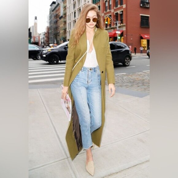 SANDRO MIREN STEPPED HEM STRAIGHT JEANS EU36/27 - Picture 3 of 15